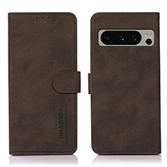 Coque Portefeuille Livre Cuir Etui Clapet D01Y pour Google Pixel 8 Pro 5G Marron