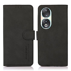 Coque Portefeuille Livre Cuir Etui Clapet D01Y pour Huawei Honor 90 5G Noir