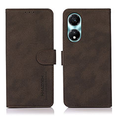 Coque Portefeuille Livre Cuir Etui Clapet D01Y pour Huawei Honor X5 Plus Marron