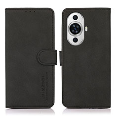 Coque Portefeuille Livre Cuir Etui Clapet D01Y pour Huawei Nova 11 Noir