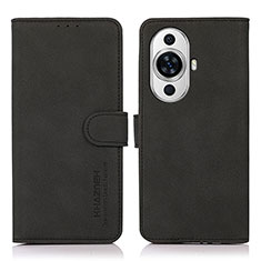 Coque Portefeuille Livre Cuir Etui Clapet D01Y pour Huawei Nova 11 Ultra Noir