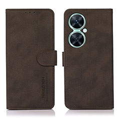 Coque Portefeuille Livre Cuir Etui Clapet D01Y pour Huawei Nova 11i Marron