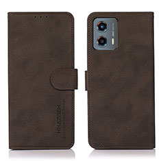 Coque Portefeuille Livre Cuir Etui Clapet D01Y pour Motorola Moto G 5G (2023) Marron