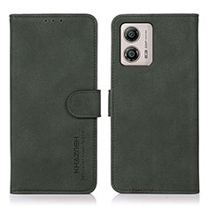 Coque Portefeuille Livre Cuir Etui Clapet D01Y pour Motorola Moto G53 5G Vert