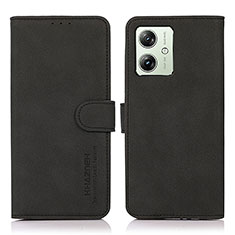 Coque Portefeuille Livre Cuir Etui Clapet D01Y pour Motorola Moto G54 5G Noir