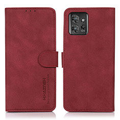 Coque Portefeuille Livre Cuir Etui Clapet D01Y pour Motorola ThinkPhone 5G Rouge