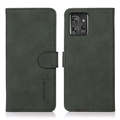 Coque Portefeuille Livre Cuir Etui Clapet D01Y pour Motorola ThinkPhone 5G Vert