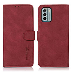 Coque Portefeuille Livre Cuir Etui Clapet D01Y pour Nokia G22 Rouge