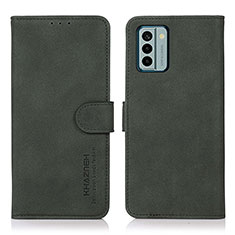 Coque Portefeuille Livre Cuir Etui Clapet D01Y pour Nokia G22 Vert