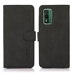 Coque Portefeuille Livre Cuir Etui Clapet D01Y pour Nokia XR21 Noir