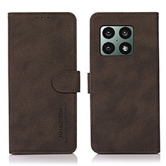 Coque Portefeuille Livre Cuir Etui Clapet D01Y pour OnePlus 10 Pro 5G Marron