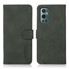 Coque Portefeuille Livre Cuir Etui Clapet D01Y pour OnePlus 9 Pro 5G Vert