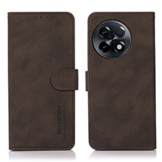 Coque Portefeuille Livre Cuir Etui Clapet D01Y pour OnePlus Ace 2 5G Marron