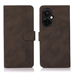 Coque Portefeuille Livre Cuir Etui Clapet D01Y pour OnePlus Nord CE 3 5G Marron