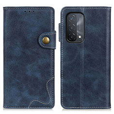 Coque Portefeuille Livre Cuir Etui Clapet D01Y pour OnePlus Nord N200 5G Bleu