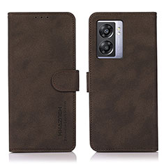 Coque Portefeuille Livre Cuir Etui Clapet D01Y pour OnePlus Nord N300 5G Marron