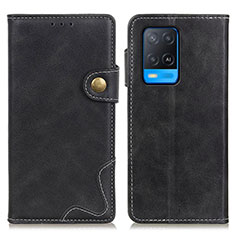 Coque Portefeuille Livre Cuir Etui Clapet D01Y pour Oppo A54 4G Noir