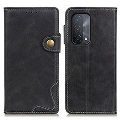 Coque Portefeuille Livre Cuir Etui Clapet D01Y pour Oppo A54 5G Noir