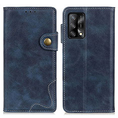 Coque Portefeuille Livre Cuir Etui Clapet D01Y pour Oppo A74 4G Bleu