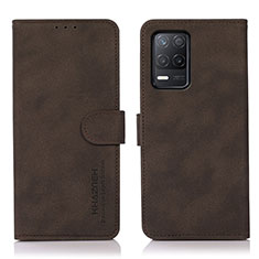 Coque Portefeuille Livre Cuir Etui Clapet D01Y pour Realme 8 5G Marron