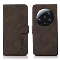 Coque Portefeuille Livre Cuir Etui Clapet D01Y pour Xiaomi Mi 13 Ultra 5G Marron