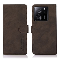 Coque Portefeuille Livre Cuir Etui Clapet D01Y pour Xiaomi Mi 13T 5G Marron