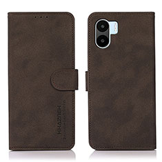 Coque Portefeuille Livre Cuir Etui Clapet D01Y pour Xiaomi Poco C51 Marron