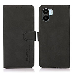 Coque Portefeuille Livre Cuir Etui Clapet D01Y pour Xiaomi Poco C51 Noir