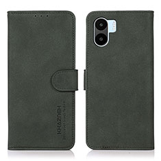 Coque Portefeuille Livre Cuir Etui Clapet D01Y pour Xiaomi Poco C51 Vert