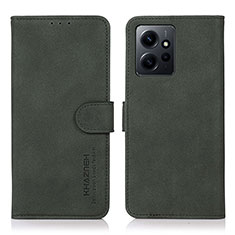 Coque Portefeuille Livre Cuir Etui Clapet D01Y pour Xiaomi Redmi Note 12 4G Vert