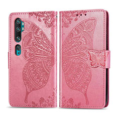 Coque Portefeuille Livre Cuir Etui Clapet D02 pour Xiaomi Mi Note 10 Pro Rose