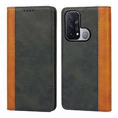 Coque Portefeuille Livre Cuir Etui Clapet D02T pour Oppo Reno5 A Noir