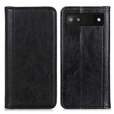 Coque Portefeuille Livre Cuir Etui Clapet D03Y pour Google Pixel 7a 5G Noir