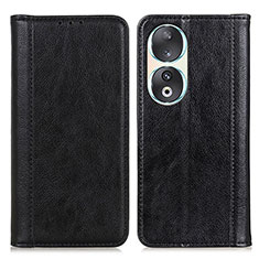 Coque Portefeuille Livre Cuir Etui Clapet D03Y pour Huawei Honor 90 5G Noir