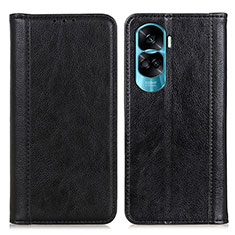 Coque Portefeuille Livre Cuir Etui Clapet D03Y pour Huawei Honor 90 Lite 5G Noir