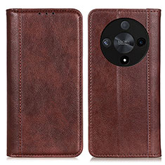 Coque Portefeuille Livre Cuir Etui Clapet D03Y pour Huawei Honor Magic6 Lite 5G Marron