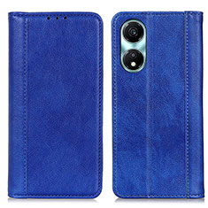 Coque Portefeuille Livre Cuir Etui Clapet D03Y pour Huawei Honor X5 Plus Bleu