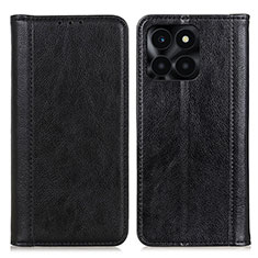 Coque Portefeuille Livre Cuir Etui Clapet D03Y pour Huawei Honor X6a Noir