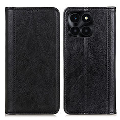 Coque Portefeuille Livre Cuir Etui Clapet D03Y pour Huawei Honor X8b Noir