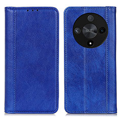 Coque Portefeuille Livre Cuir Etui Clapet D03Y pour Huawei Honor X9b 5G Bleu