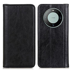 Coque Portefeuille Livre Cuir Etui Clapet D03Y pour Huawei Mate 60 Pro Noir