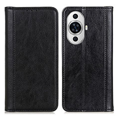 Coque Portefeuille Livre Cuir Etui Clapet D03Y pour Huawei Nova 11 Ultra Noir