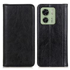 Coque Portefeuille Livre Cuir Etui Clapet D03Y pour Motorola Moto Edge (2023) 5G Noir