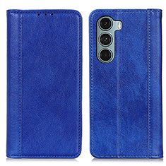 Coque Portefeuille Livre Cuir Etui Clapet D03Y pour Motorola Moto Edge S30 5G Bleu