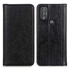 Coque Portefeuille Livre Cuir Etui Clapet D03Y pour Motorola Moto G Play Gen 2 Noir