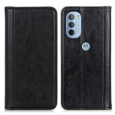 Coque Portefeuille Livre Cuir Etui Clapet D03Y pour Motorola Moto G31 Noir