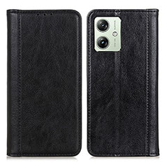 Coque Portefeuille Livre Cuir Etui Clapet D03Y pour Motorola Moto G54 5G Noir