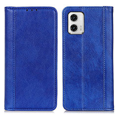 Coque Portefeuille Livre Cuir Etui Clapet D03Y pour Motorola Moto G73 5G Bleu