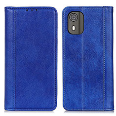 Coque Portefeuille Livre Cuir Etui Clapet D03Y pour Nokia C02 Bleu