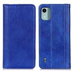 Coque Portefeuille Livre Cuir Etui Clapet D03Y pour Nokia C12 Plus Bleu